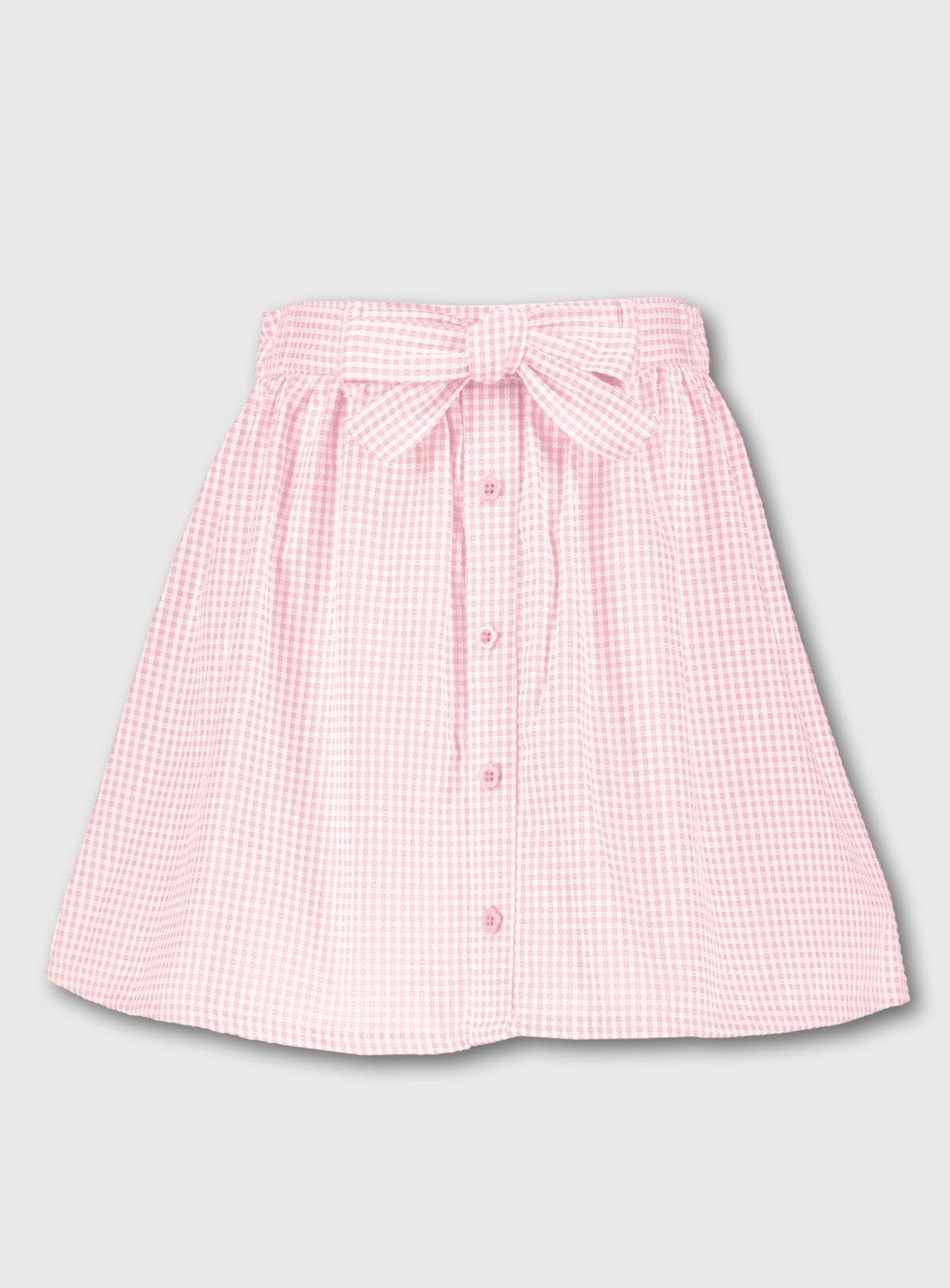 Pink Gingham School Skirt Review