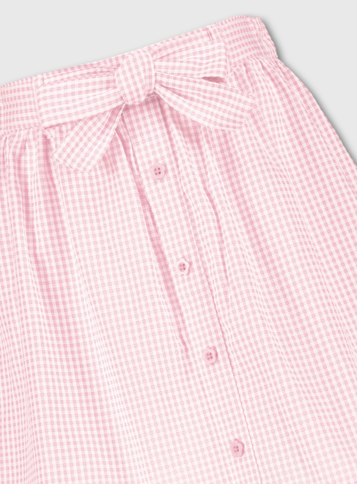 Pink Gingham School Skirt Review