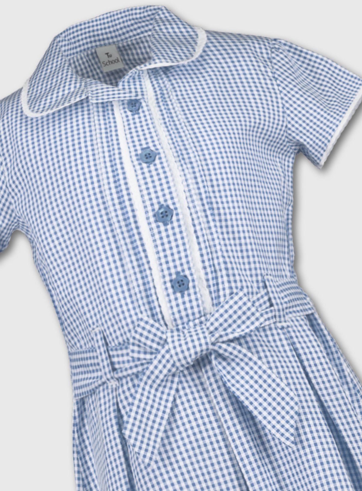 Blue Classic Gingham School Dress Review