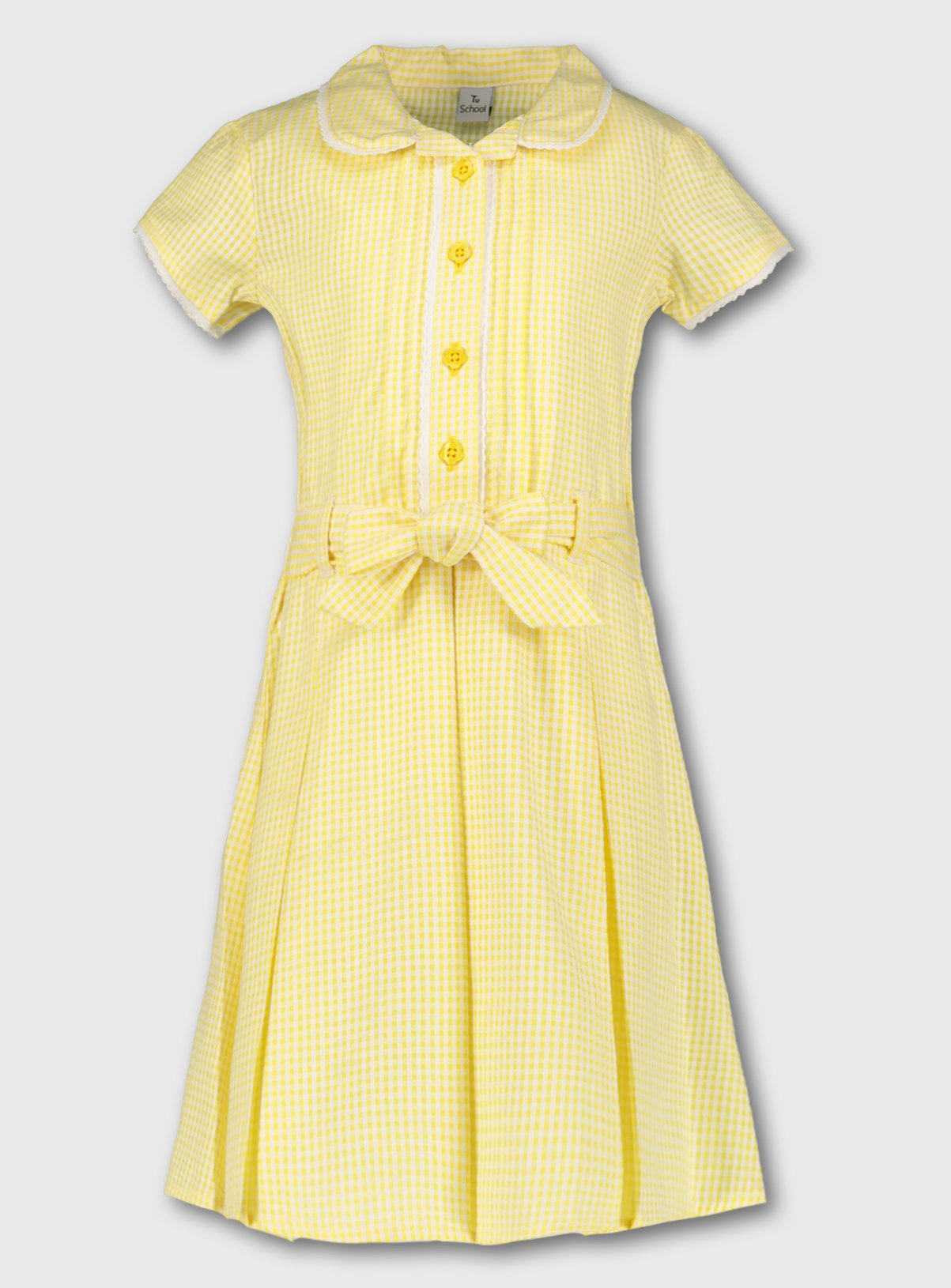 Yellow Classic Gingham School Dress Review