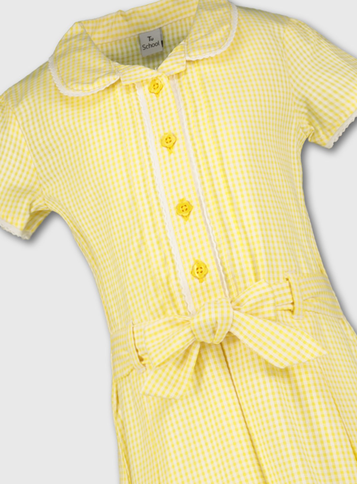 Yellow Classic Gingham School Dress Review