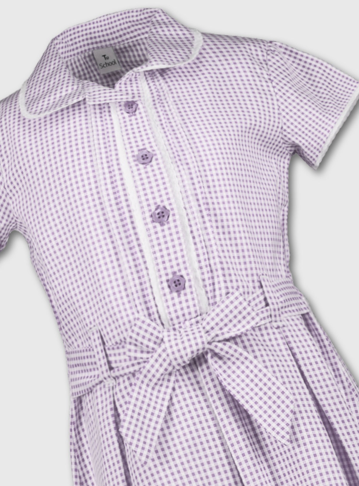 Lilac Classic Gingham School Dress Review