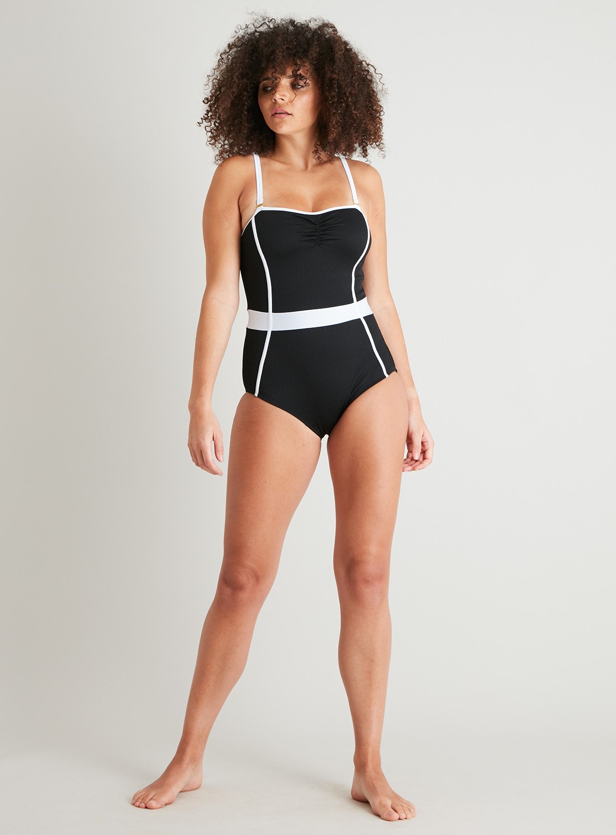 Monochrome Tummy Control Classic Swimsuit Review