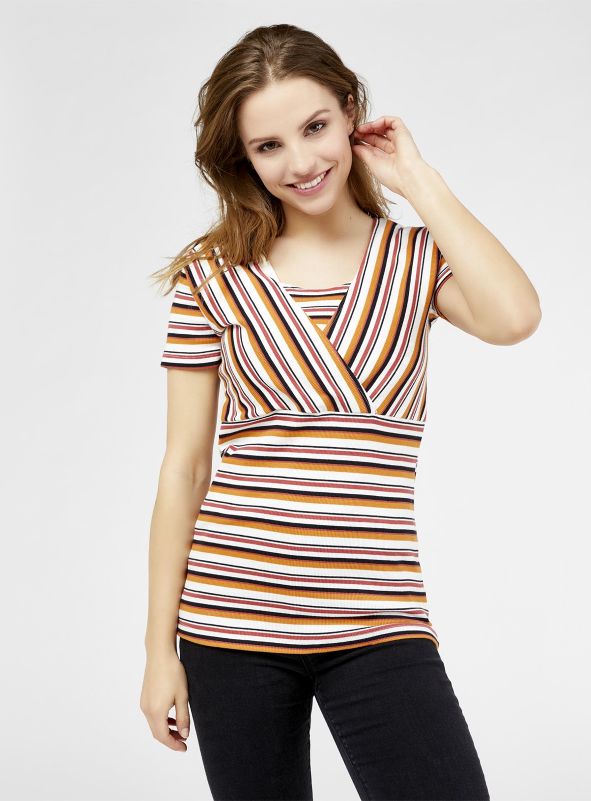 Striped Nursing Top Review