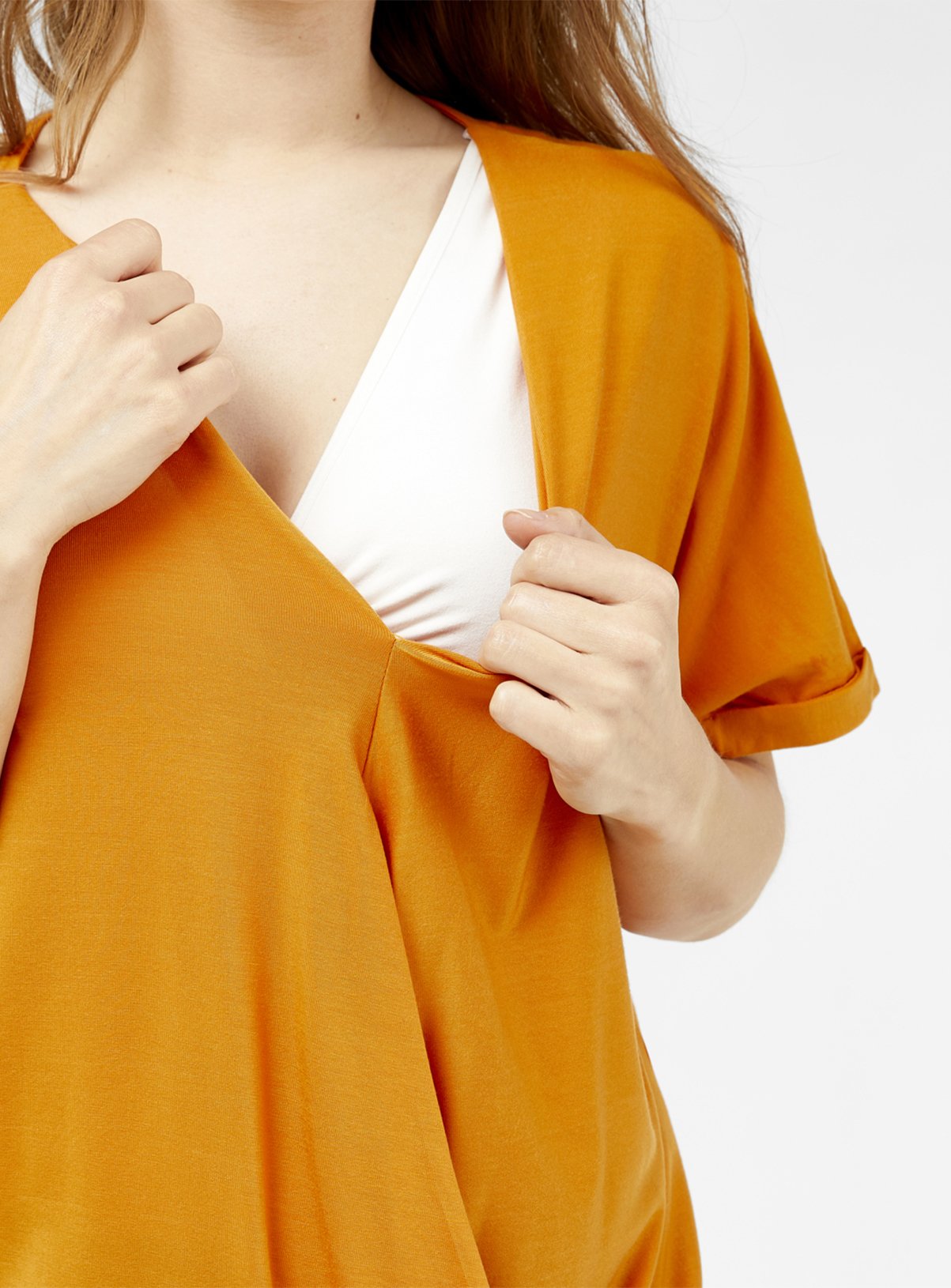 Gold Wrap Nursing Top Review