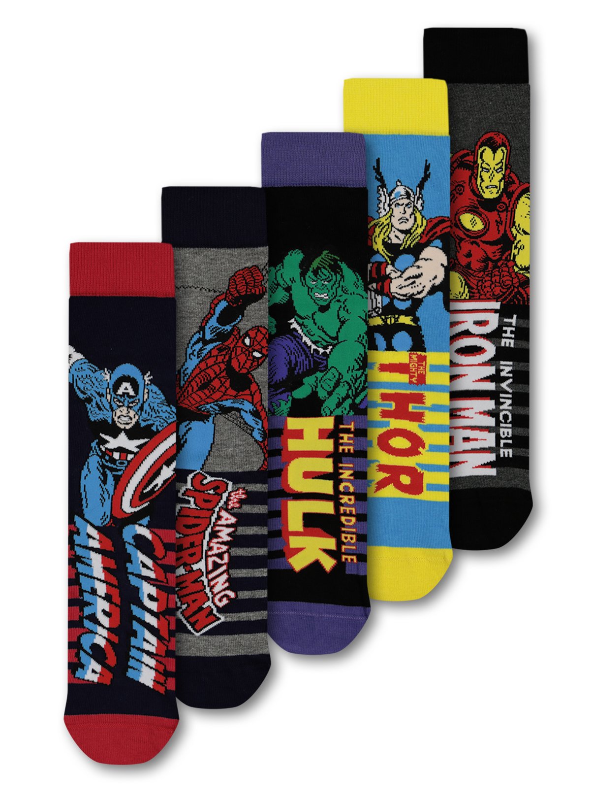 Marvel Avengers Multicoloured Socks 5 Pack Review