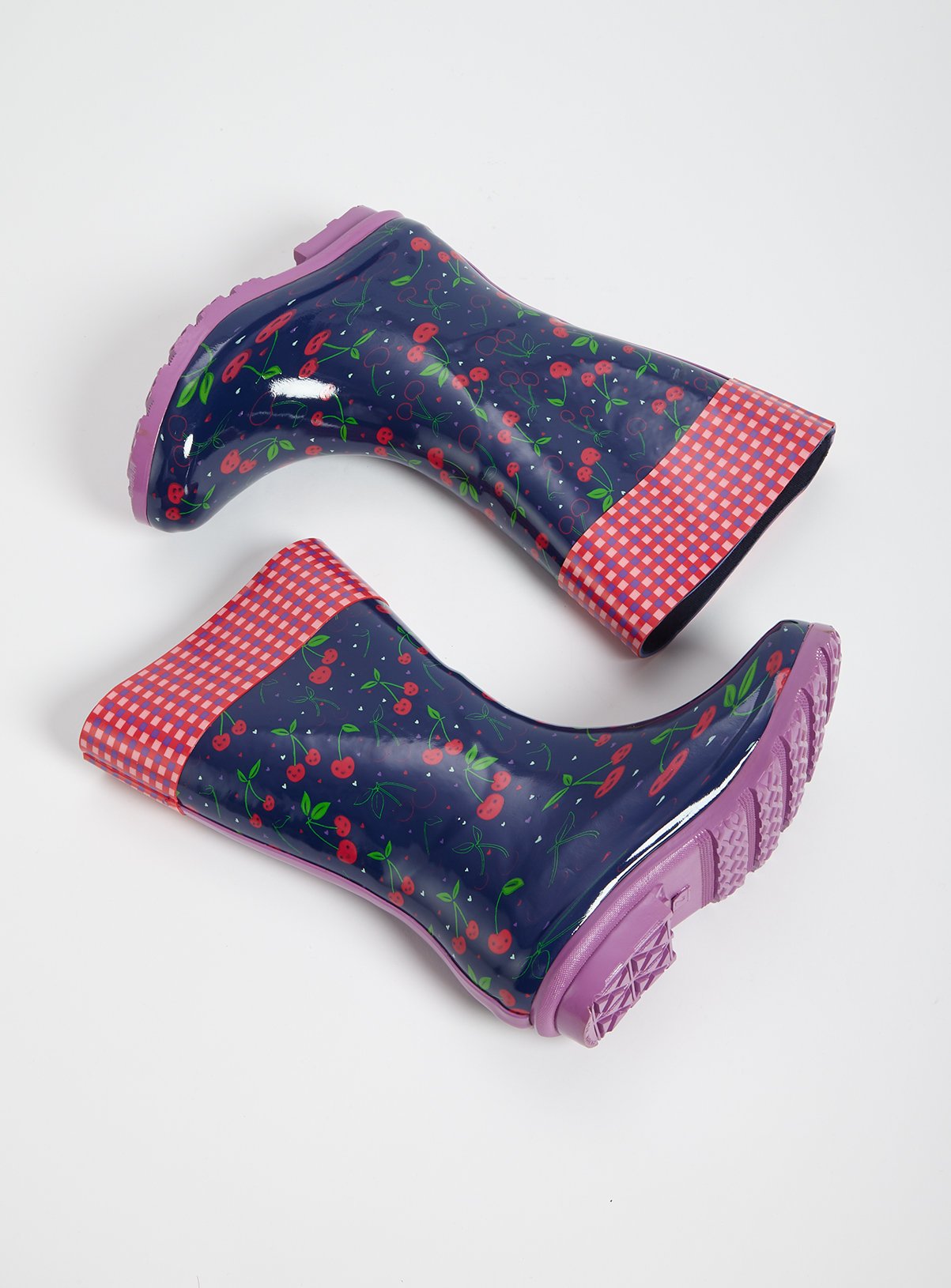 red infant boots