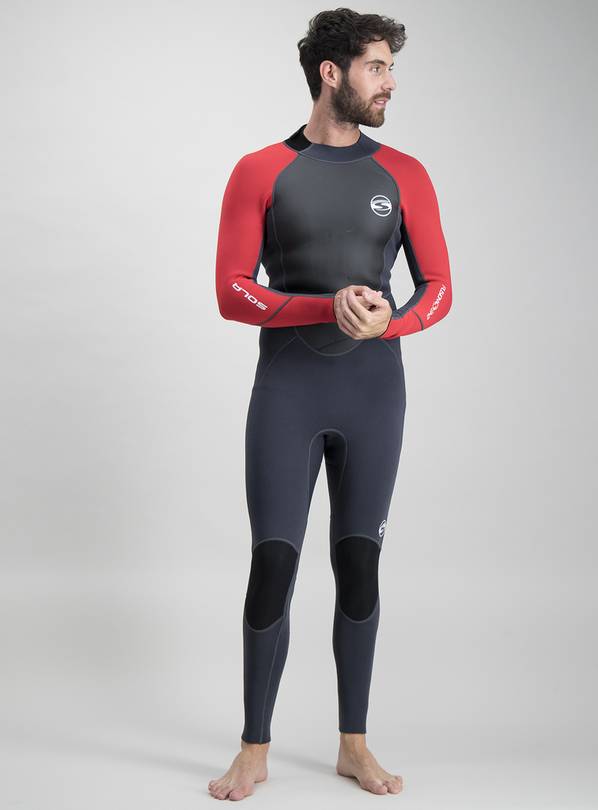 Buy Premium Grey & Red Fusion 3/2 Long Leg Wetsuit S Swimwear Argos