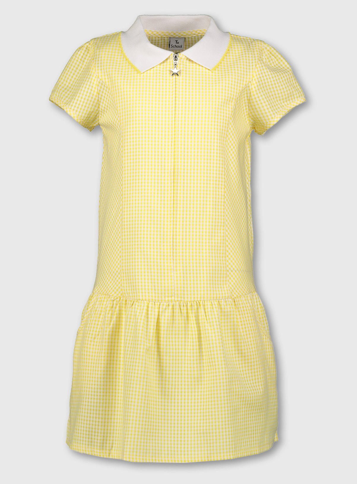 cotton gingham school dress