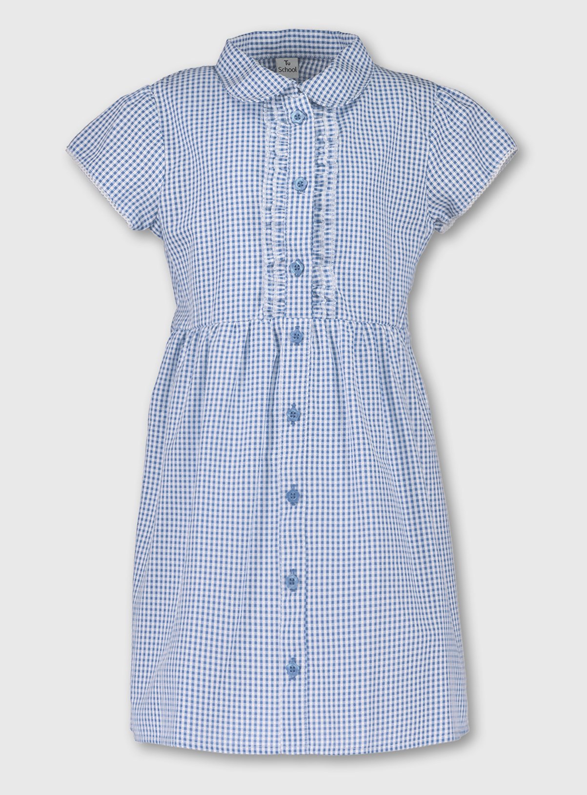 Blue Plus Fit Gingham School Dress Review