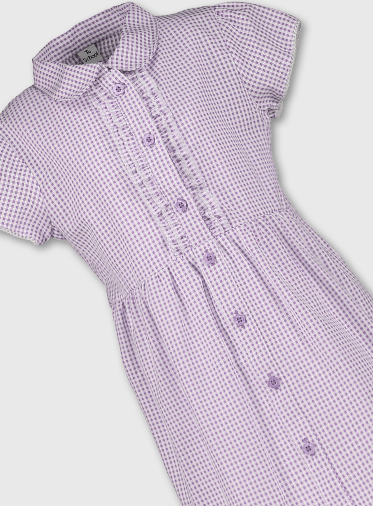 plus size gingham school dress