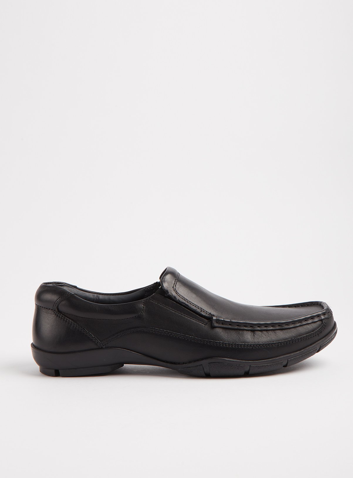 Sole Comfort Black Leather Slip-On Wallabee Shoes Review