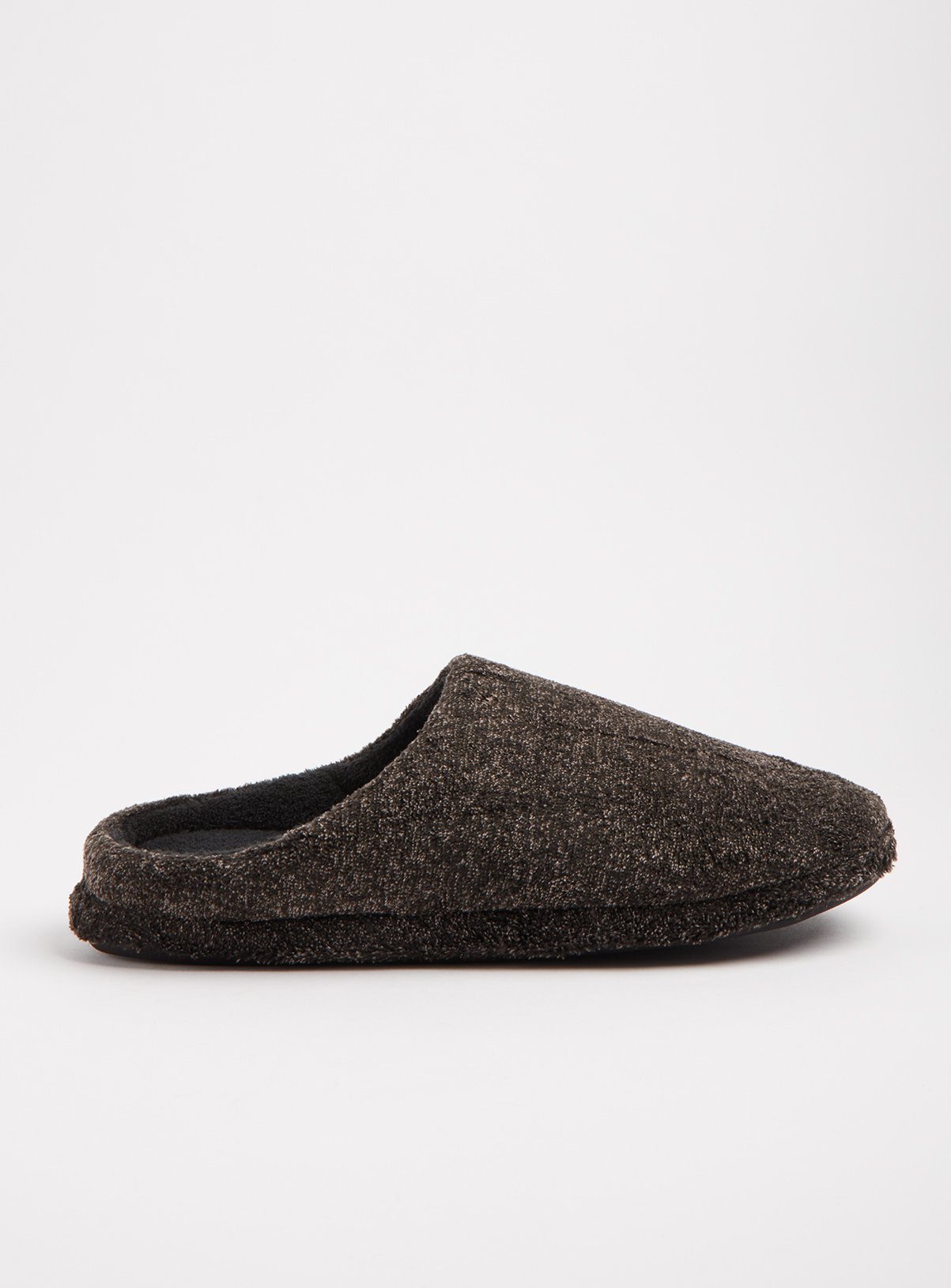 Black Fleck Velour Mule Slippers Review