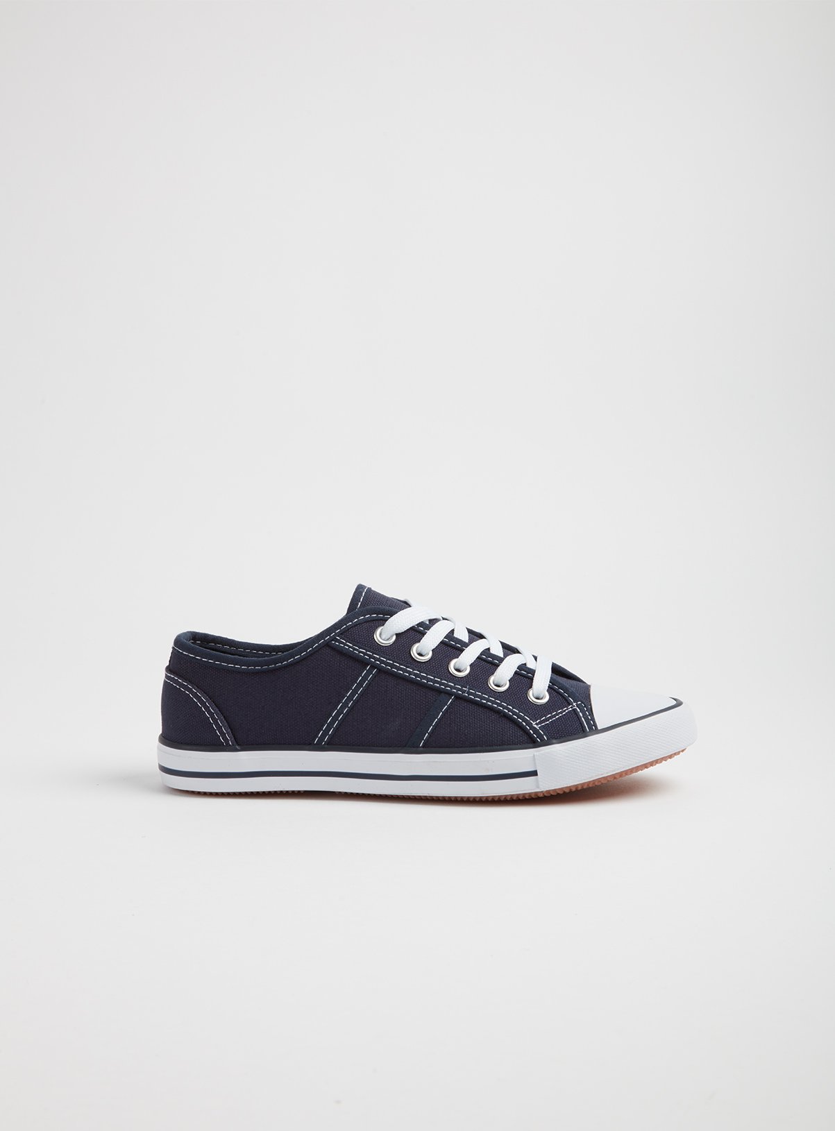 Navy Blue Eyelet Canvas Shoes Review