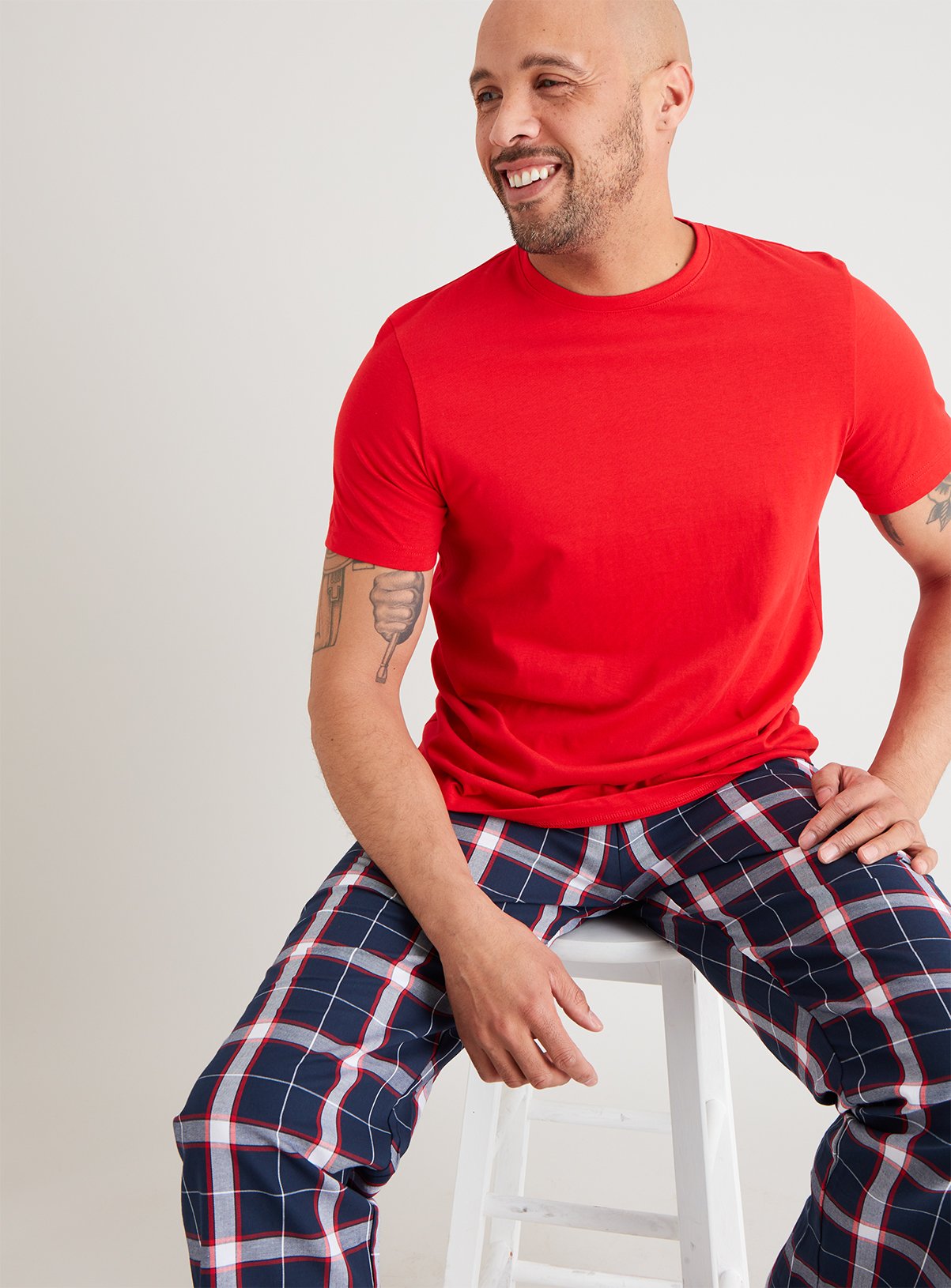 Red & Navy Check Pyjamas Review