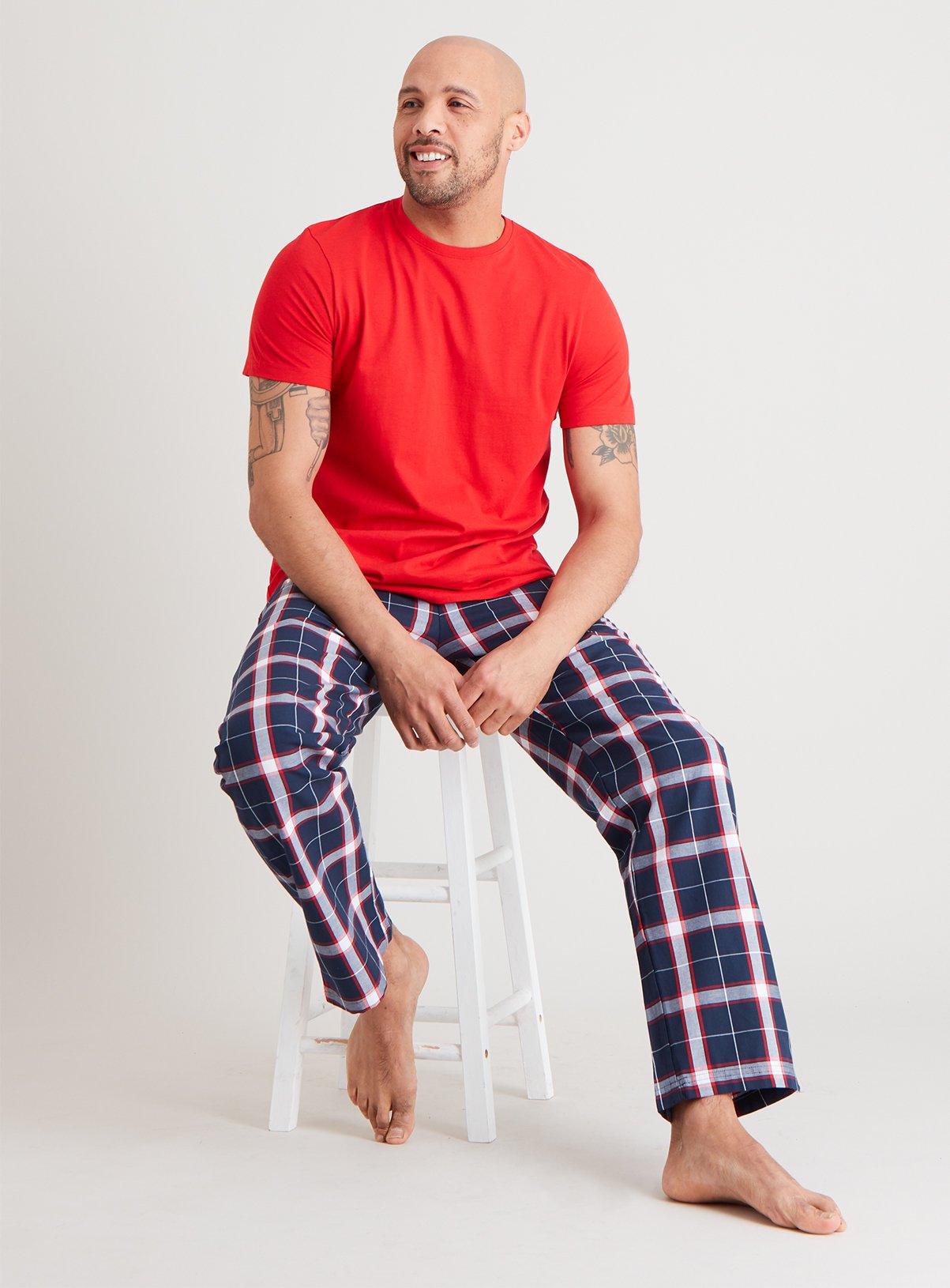 Red & Navy Check Pyjamas Review