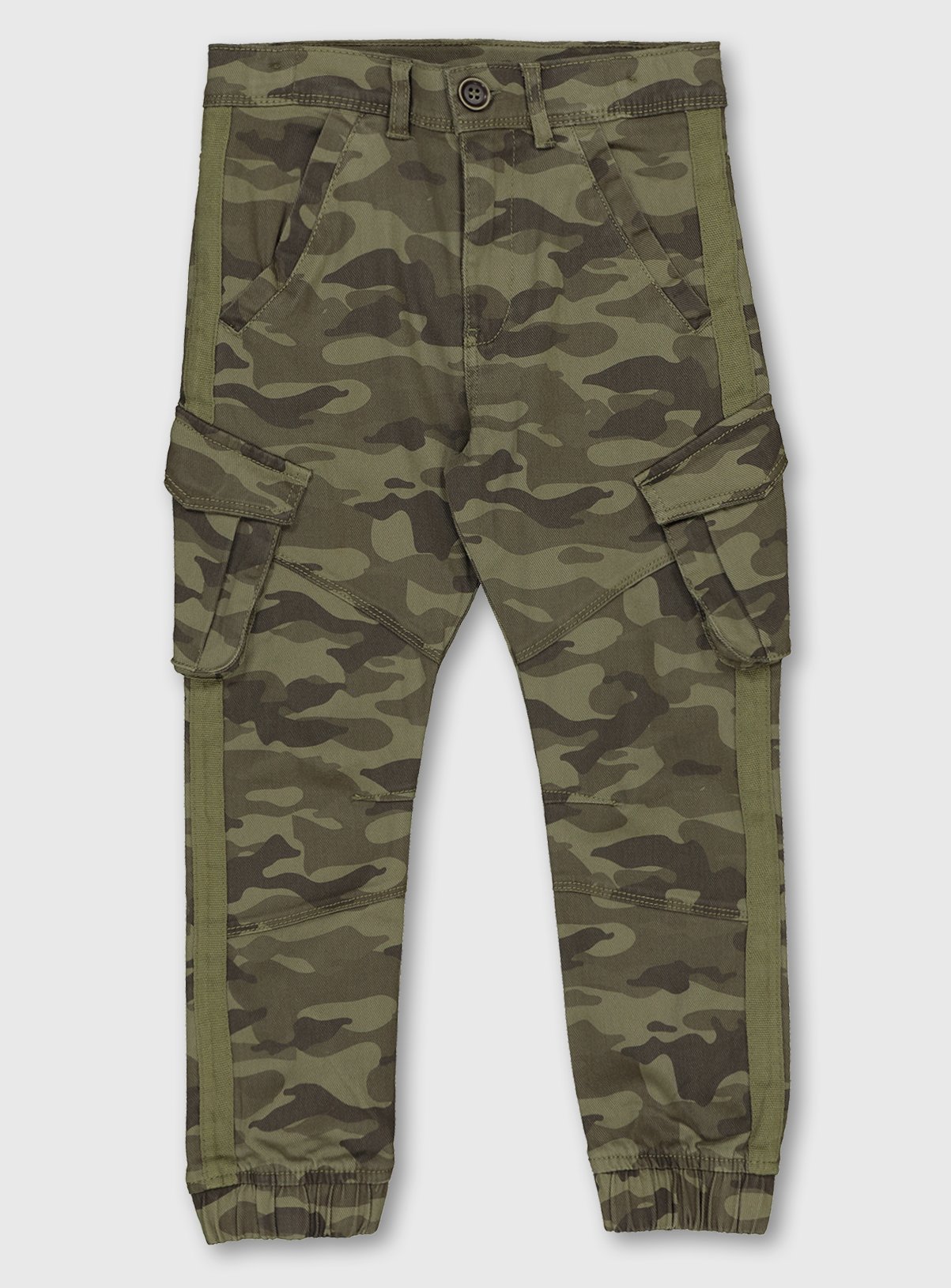 khaki camo cargo pants