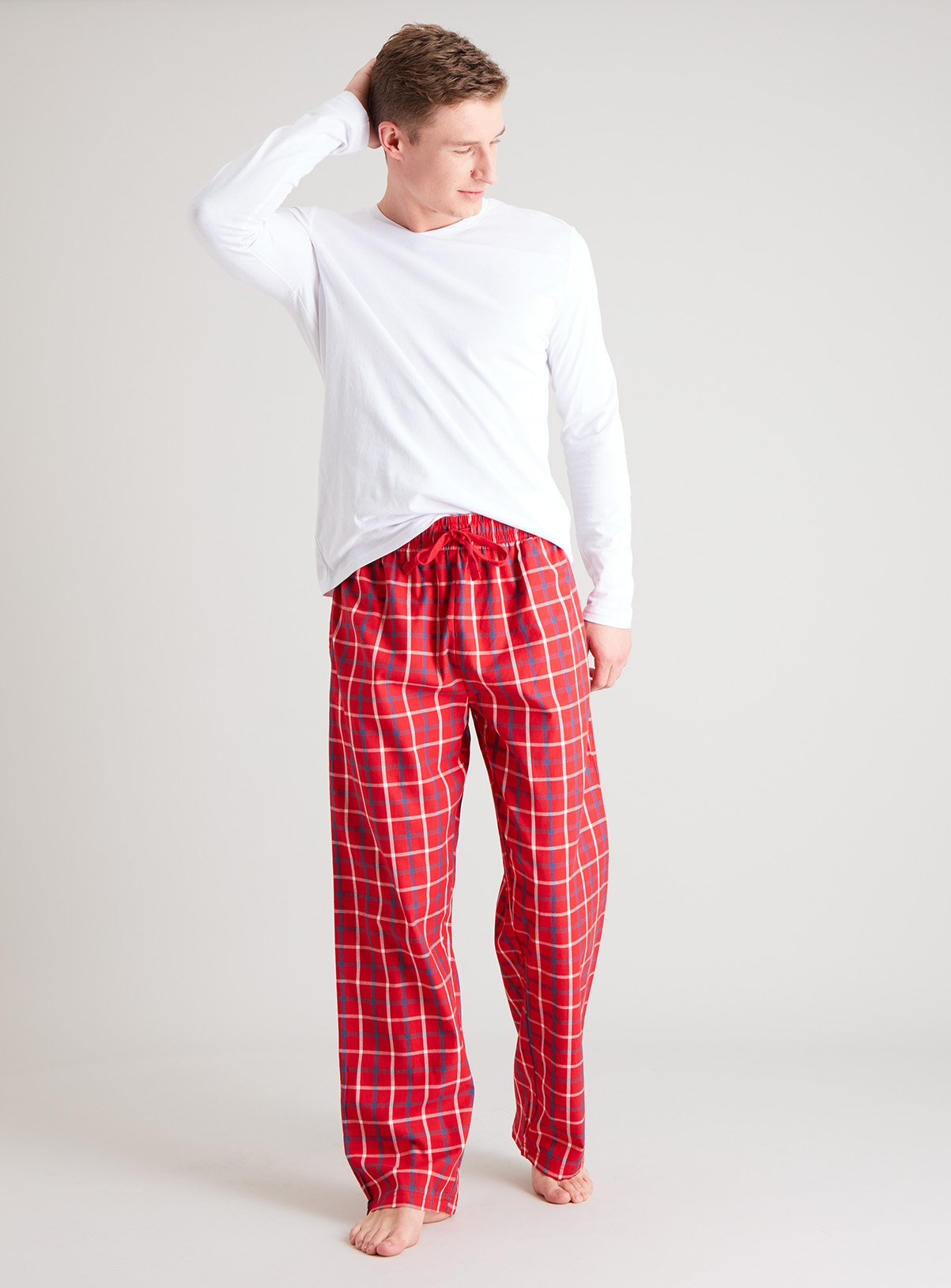 Red Check Woven Pyjama Bottoms Review