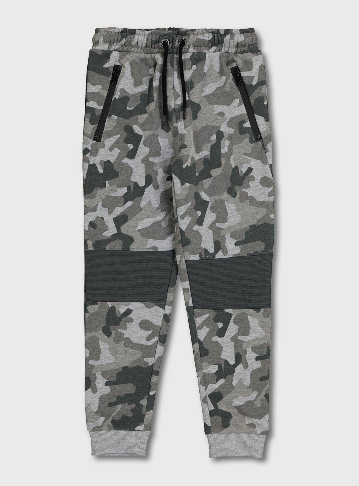 black grey white camo pants