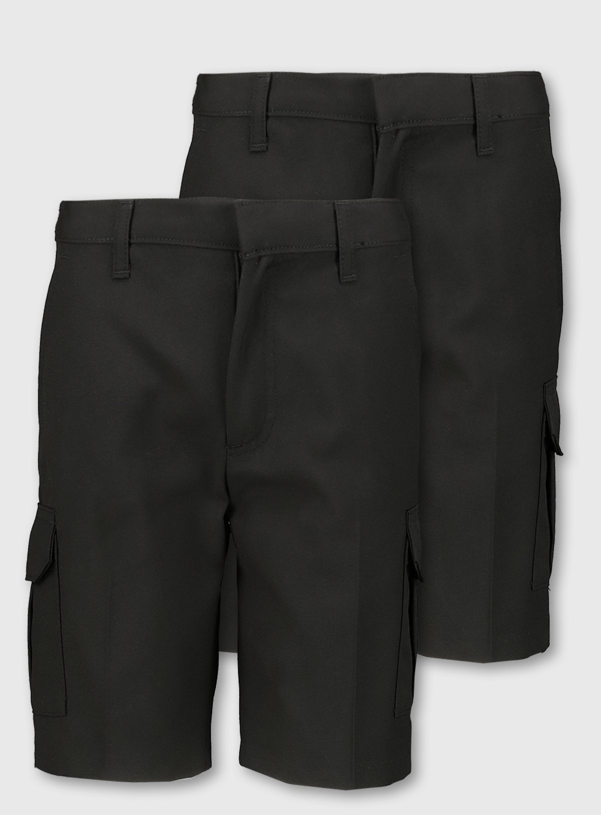 Black Cargo School Shorts 2 Pack Review