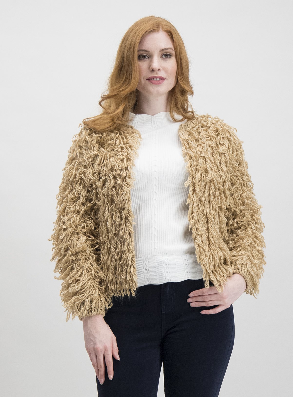 ladies loopy cardigan