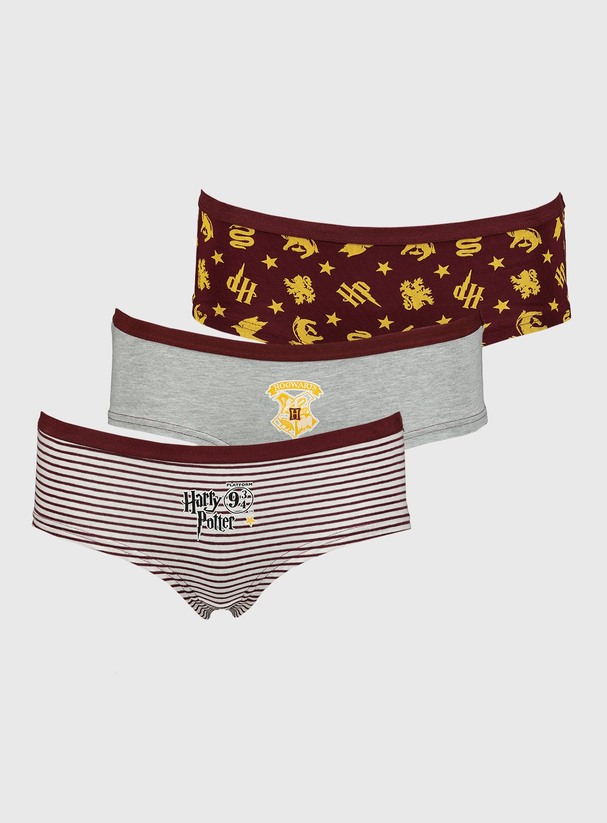 Harry Potter Burgundy Stripe Knicker Shorts 3 Pack Review