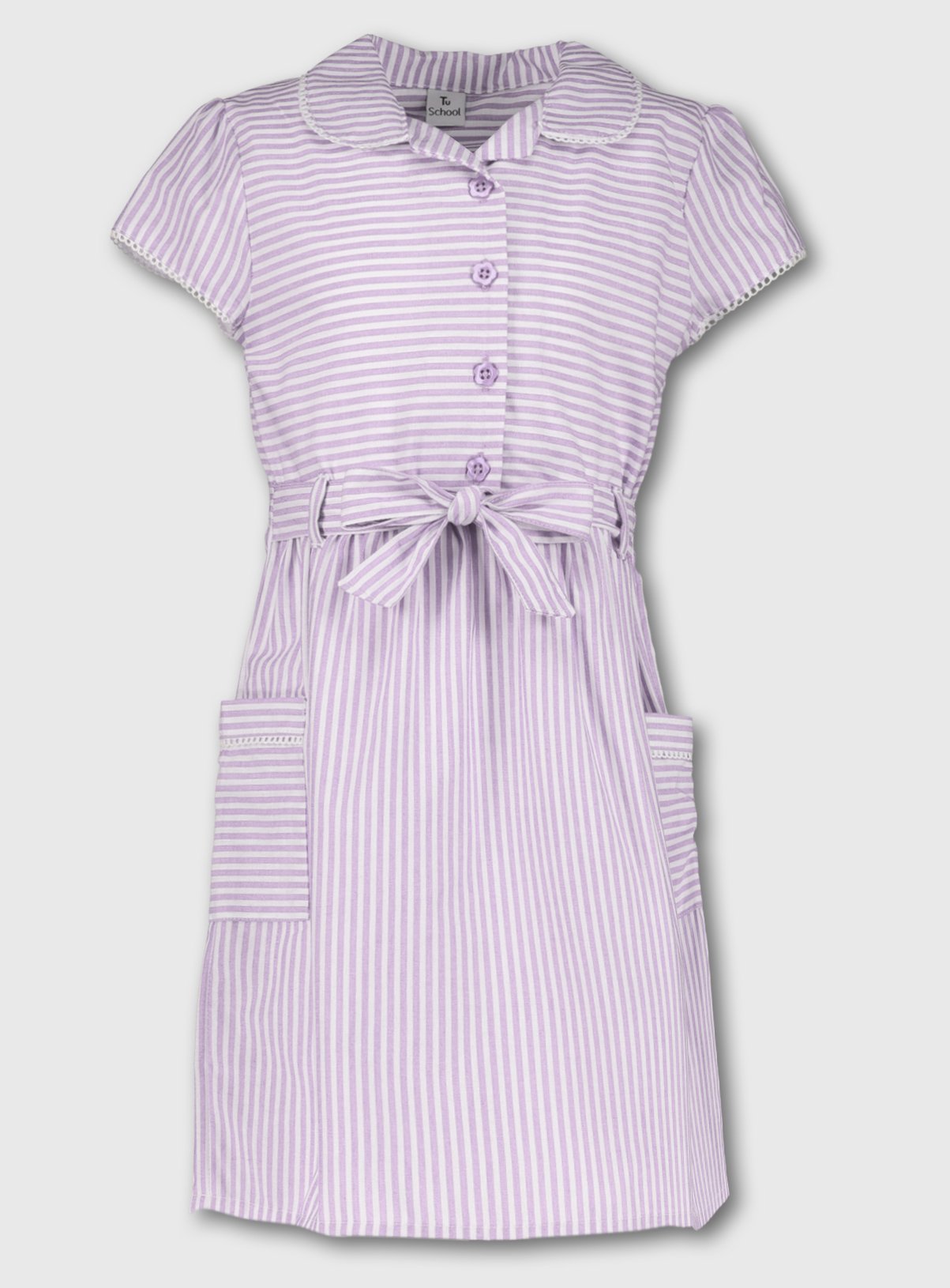 Lilac Stripy School Dress Review