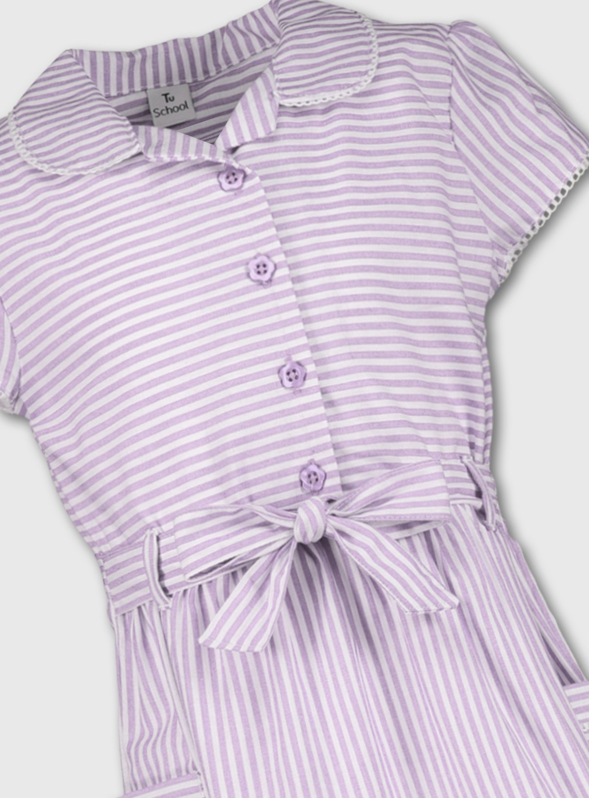 Lilac Stripy School Dress Review