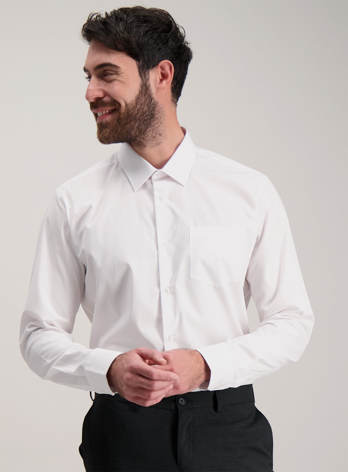 White Regular Fit Long Sleeve Shirts 2 Pack Review