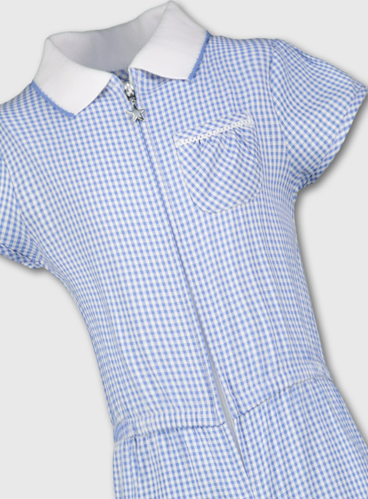 Blue Gingham School Playsuit Review