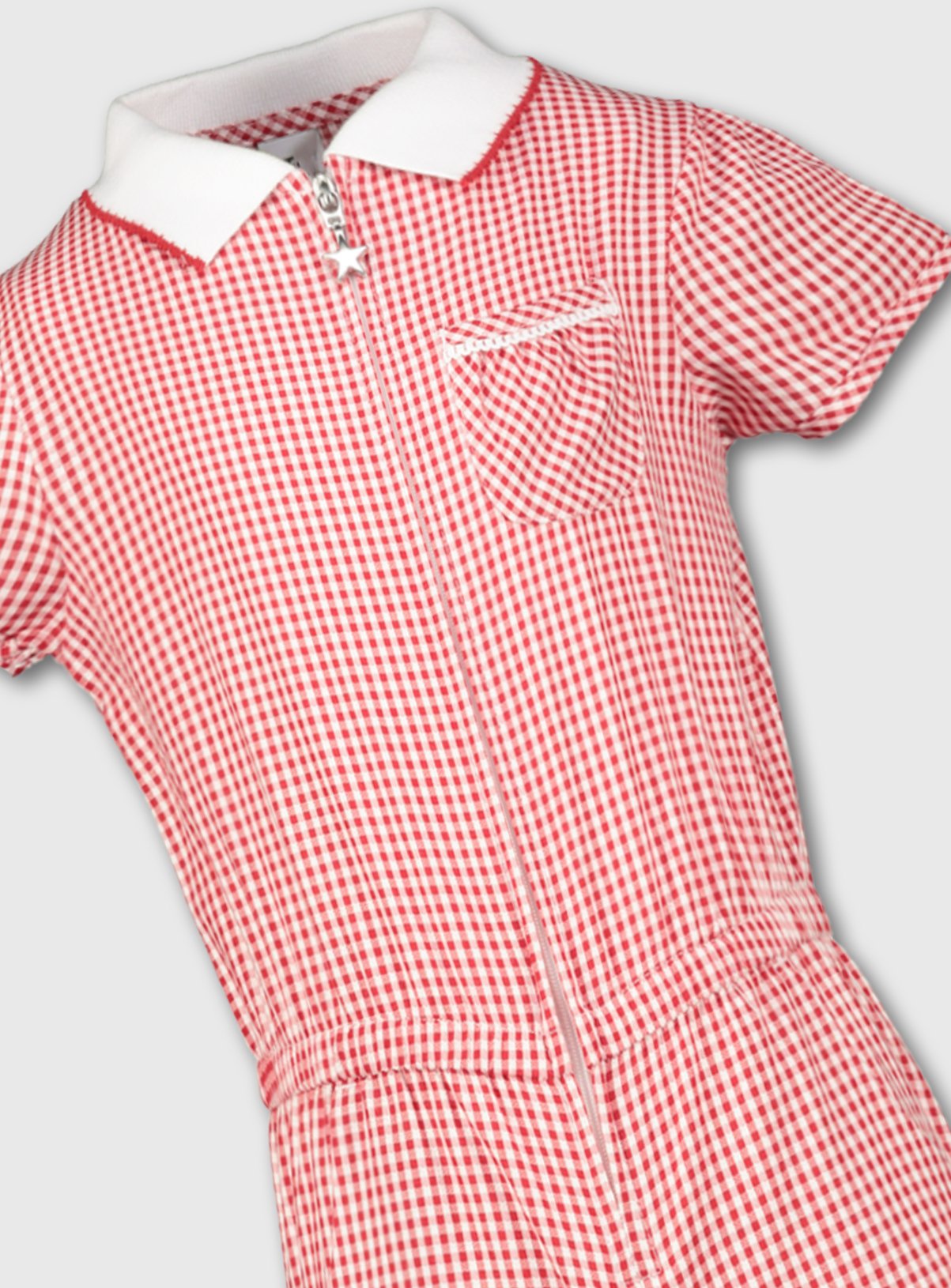 Red Gingham School Playsuit Review