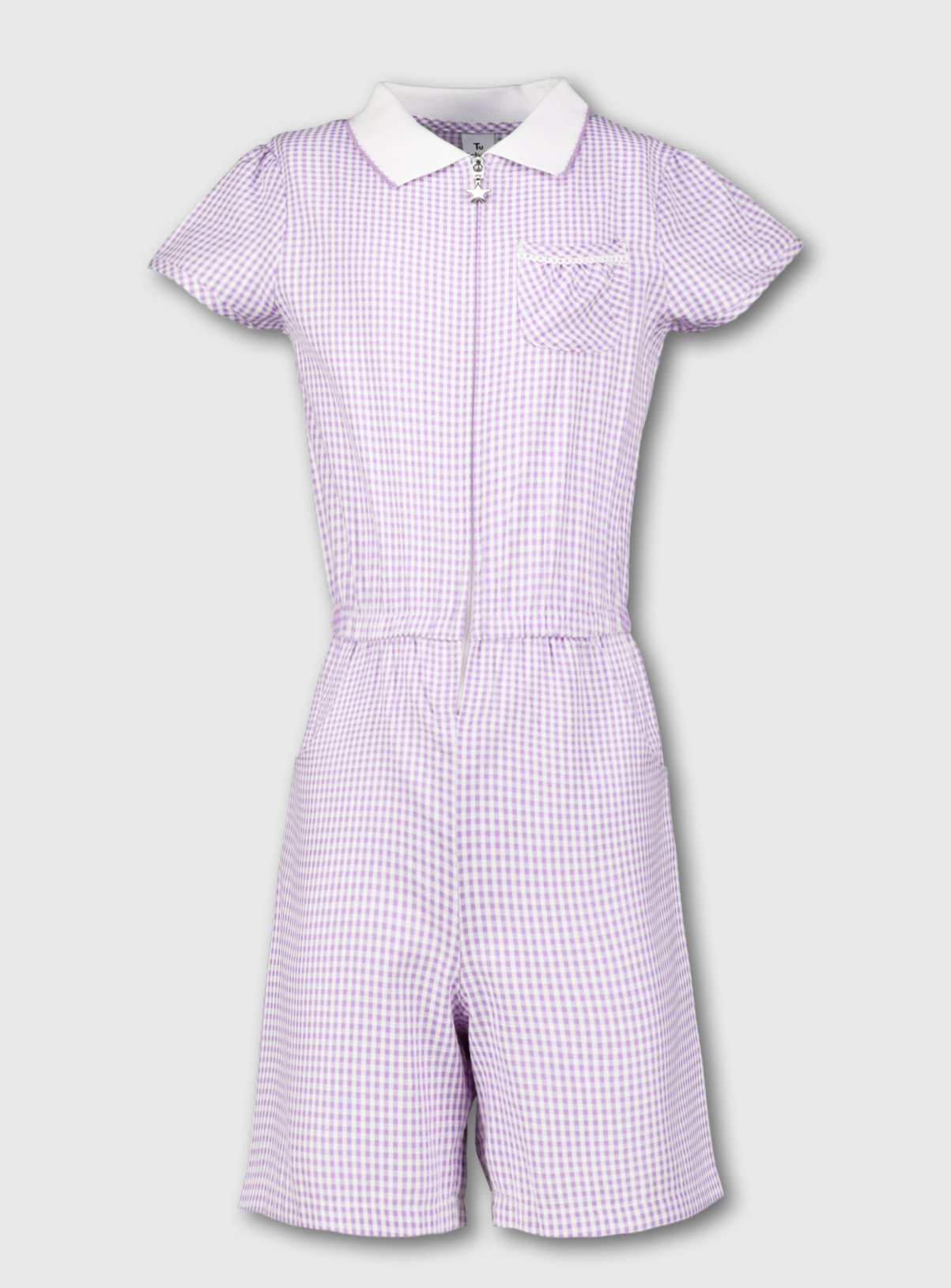 Lilac Gingham School Playsuit Review