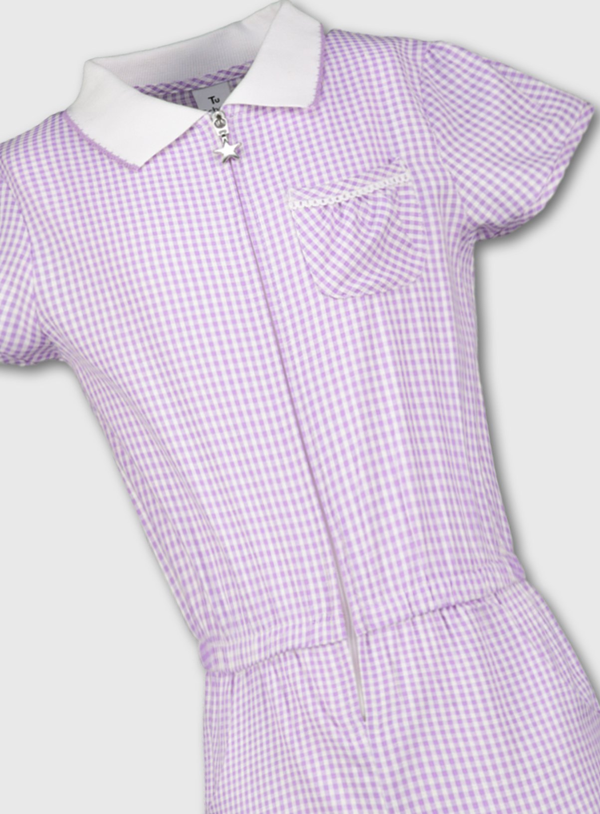 Lilac Gingham School Playsuit Review