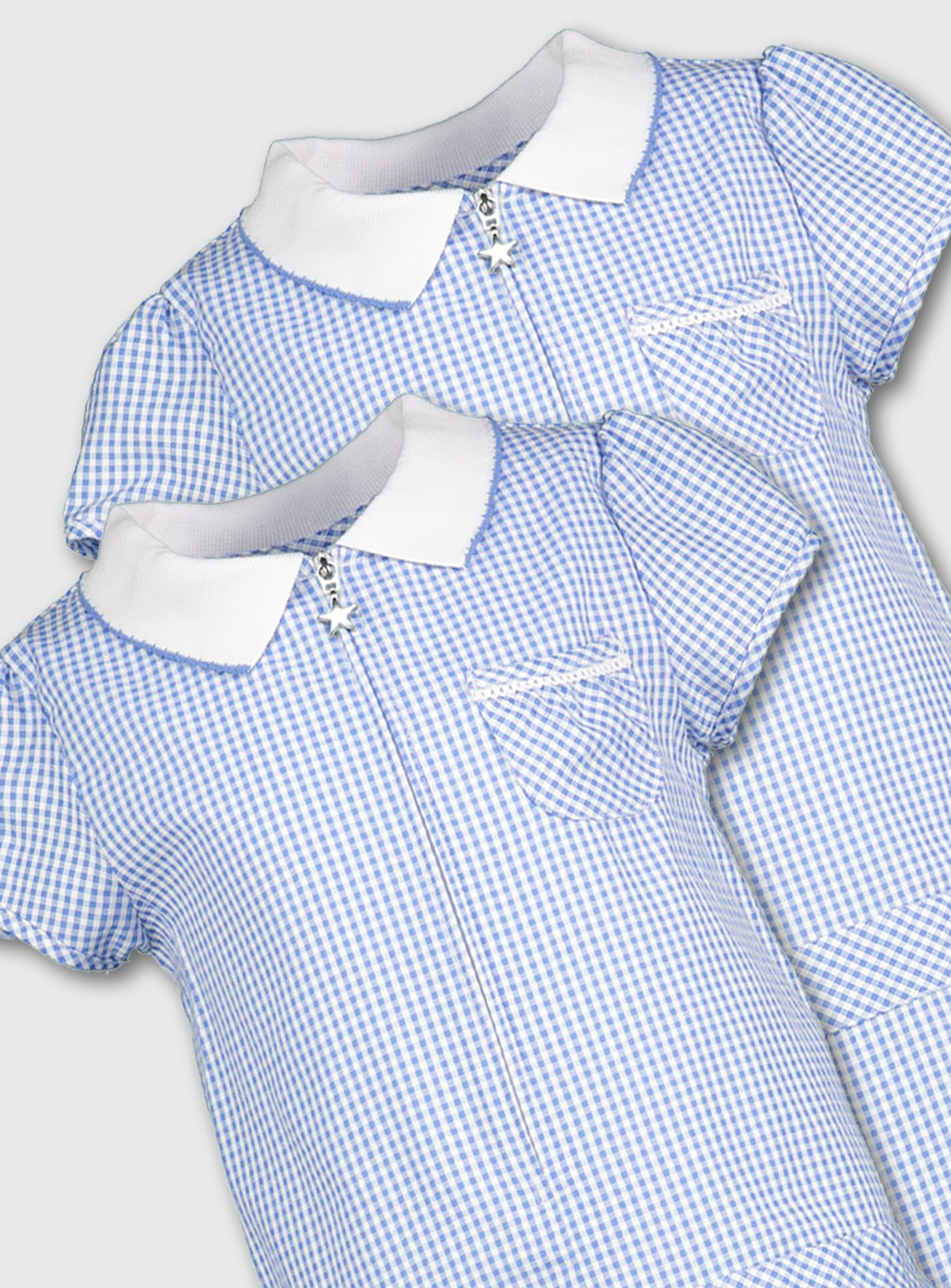 Blue Gingham Sporty Dresses 2 Pack Review