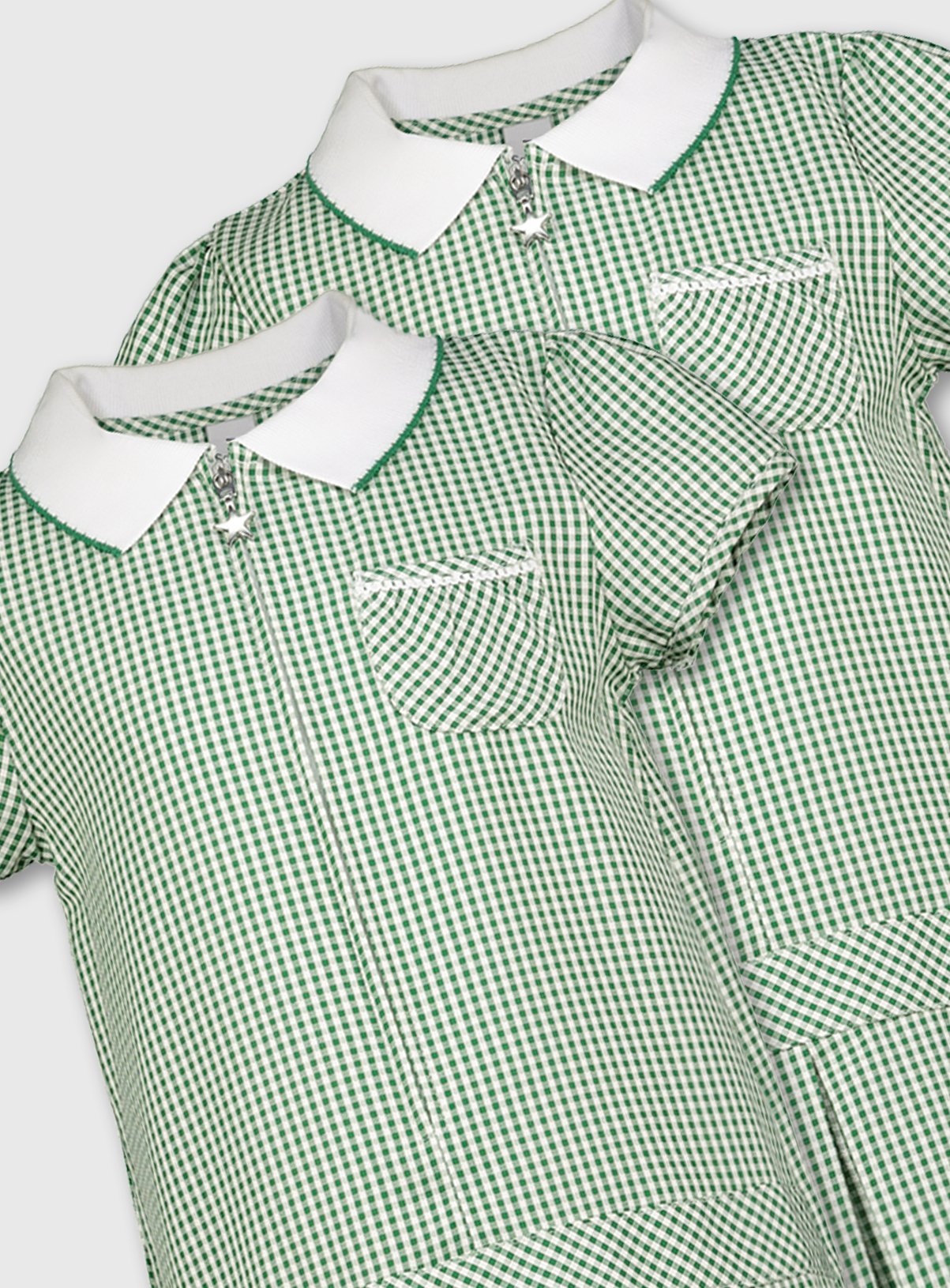 Green Gingham Sporty Dresses 2 Pack Review