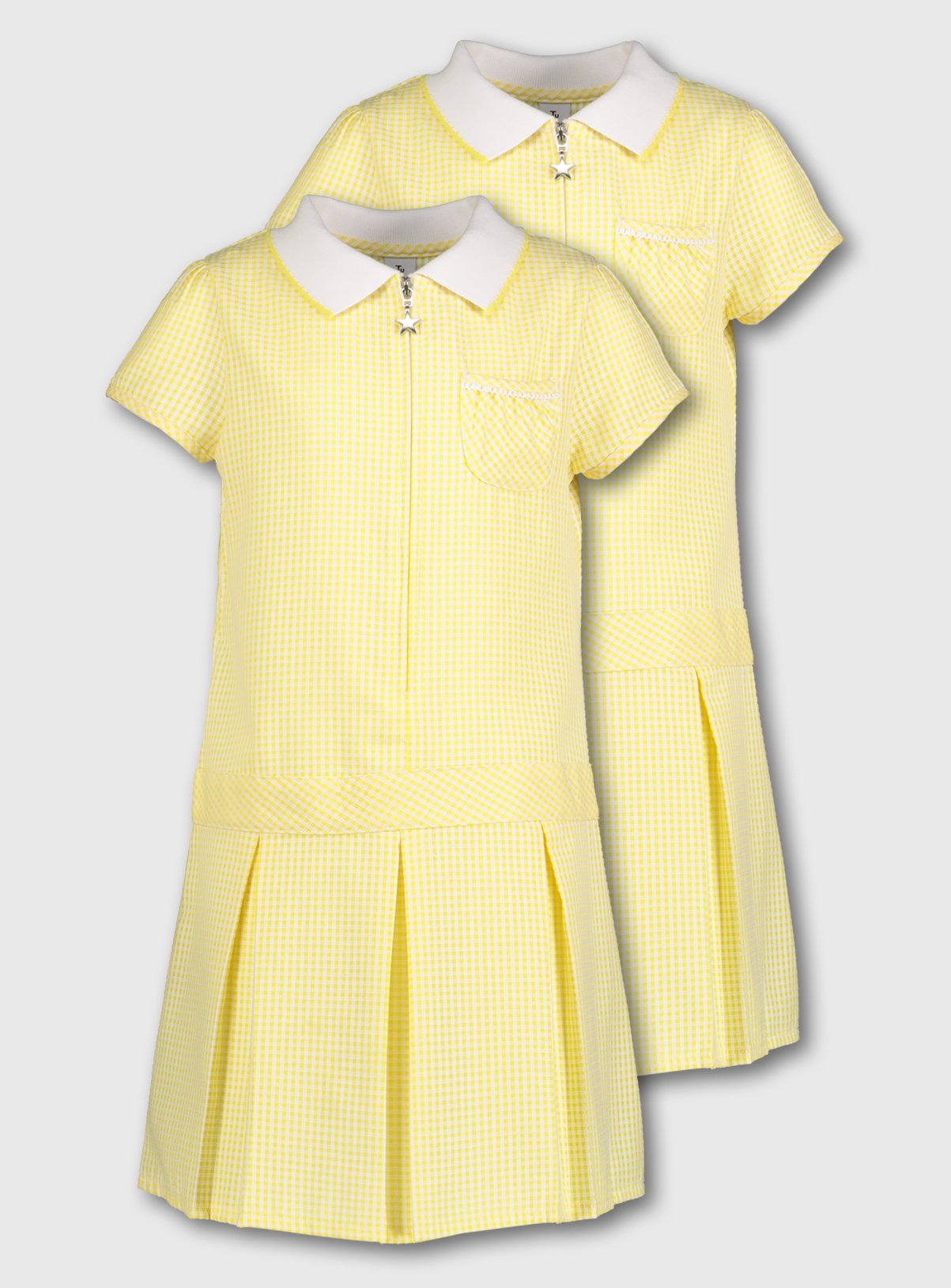 Yellow Gingham Sporty Dresses 2 Pack Review