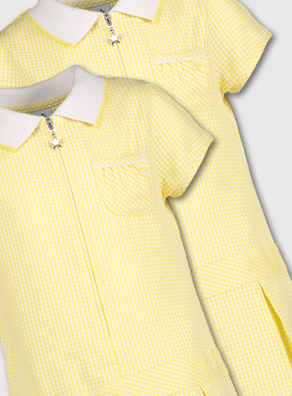 Yellow Gingham Sporty Dresses 2 Pack Review