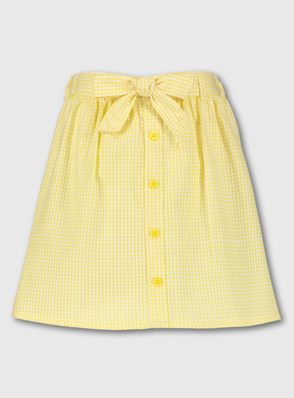 Yellow Gingham School Skirt Review