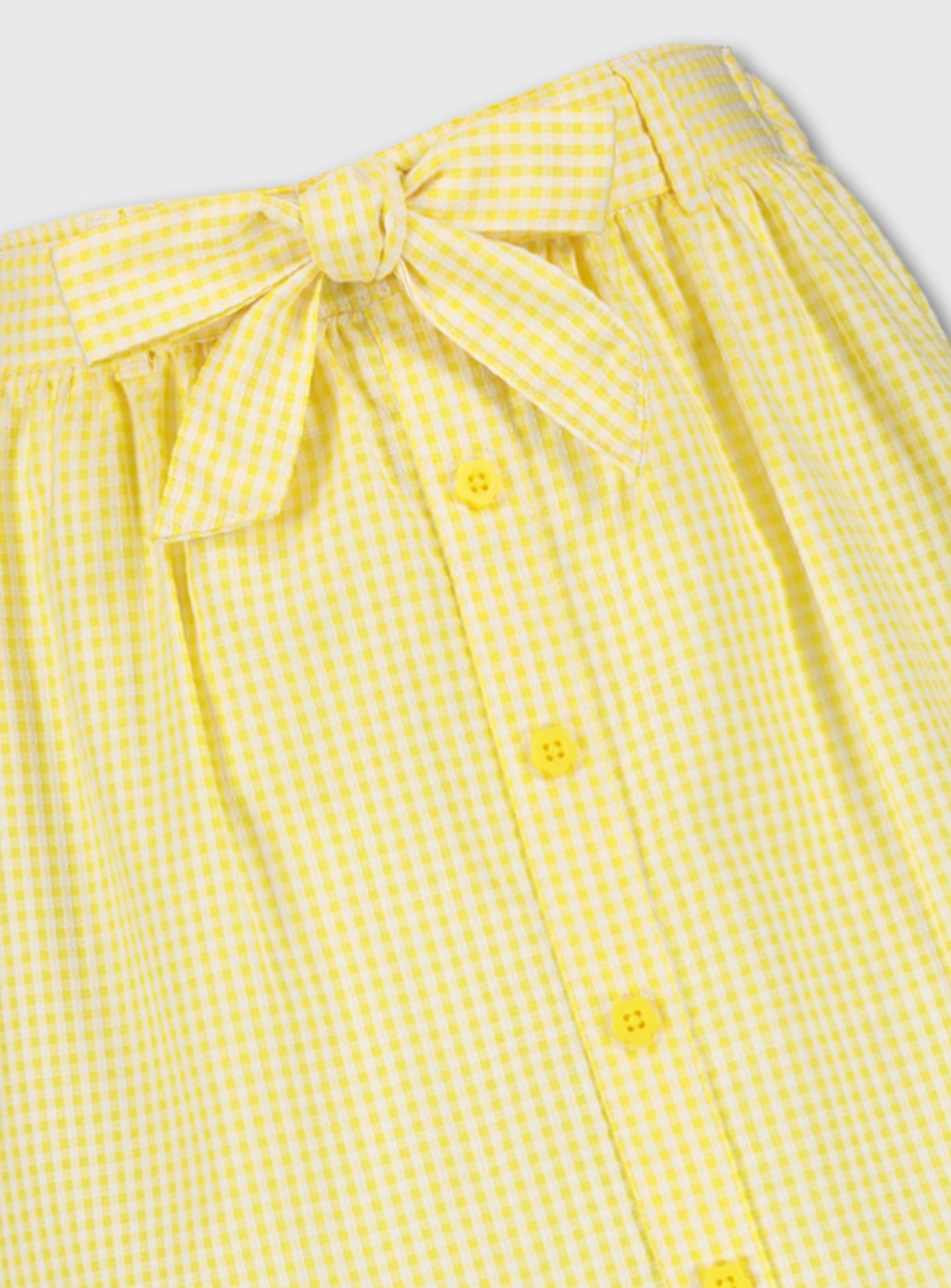 Yellow Gingham School Skirt Review