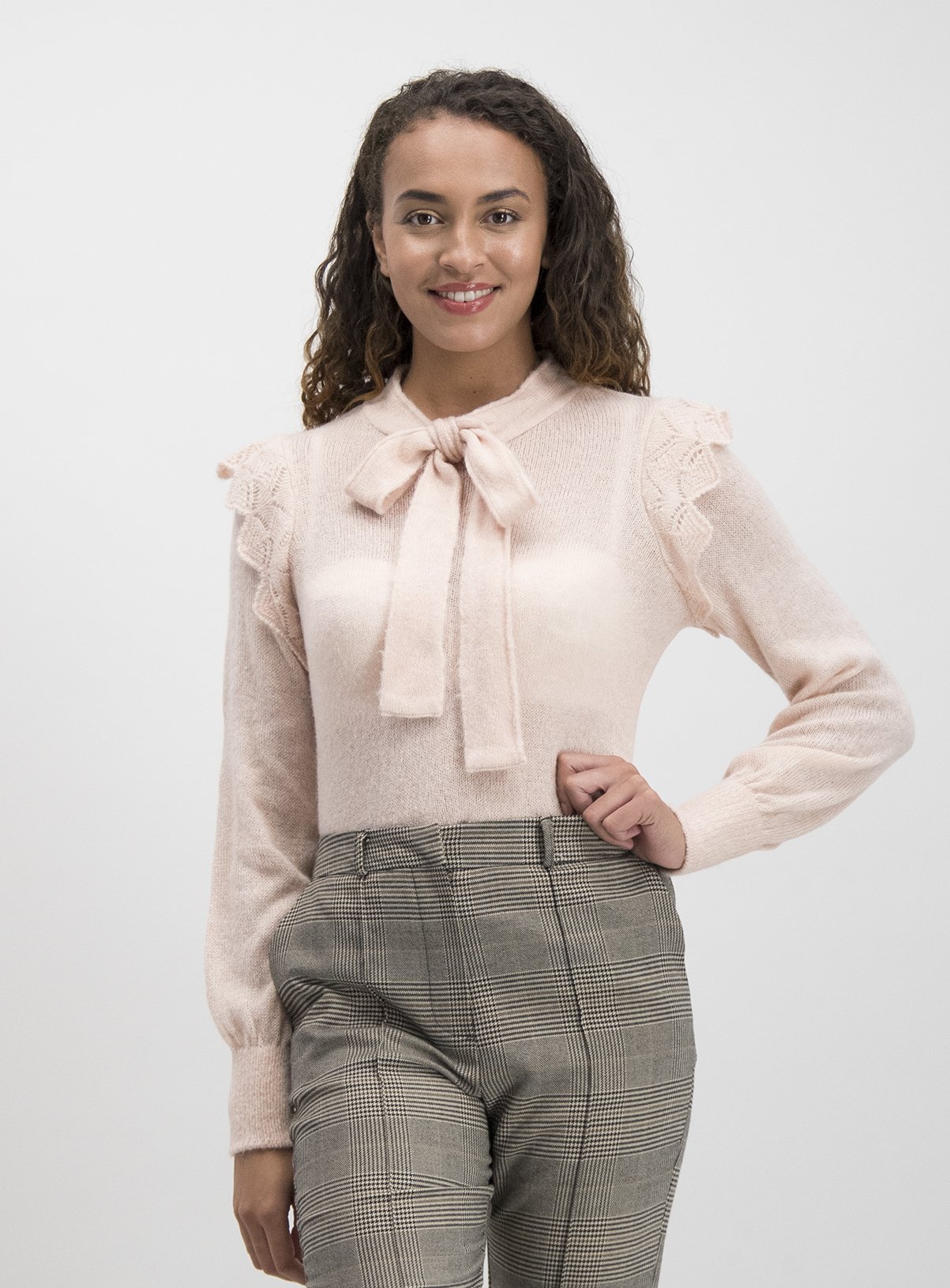 baby pink womens jumpers