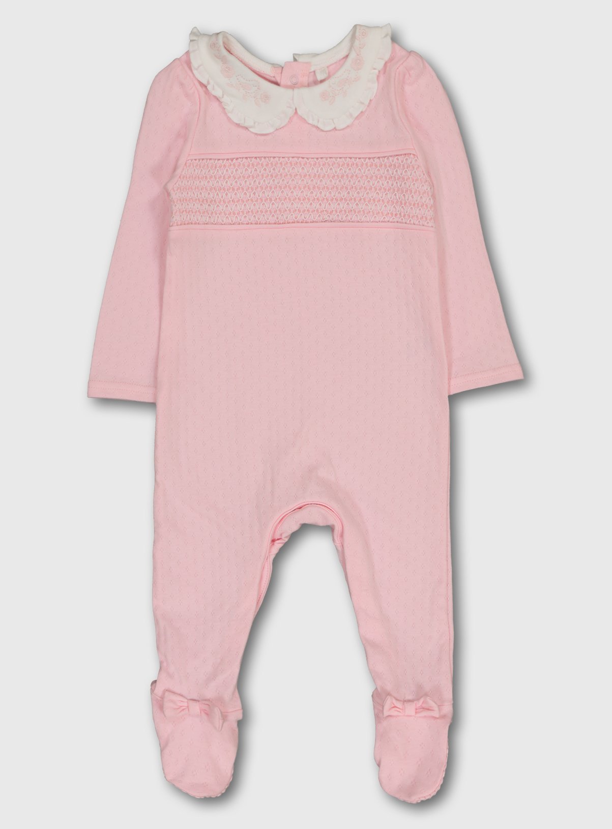 pointelle sleepsuit