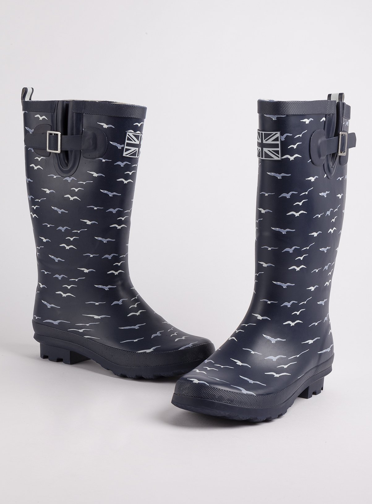 Navy Seagull Print Wellies Review