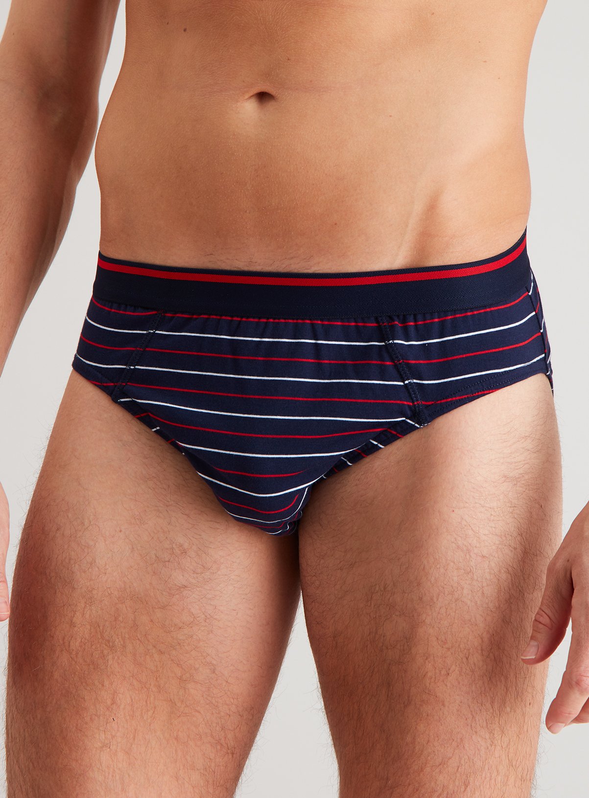 Navy Blue & Red Portland Stripe Slip 4 Pack Review