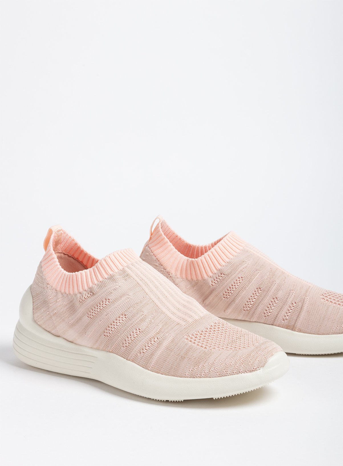 pink slip on trainers