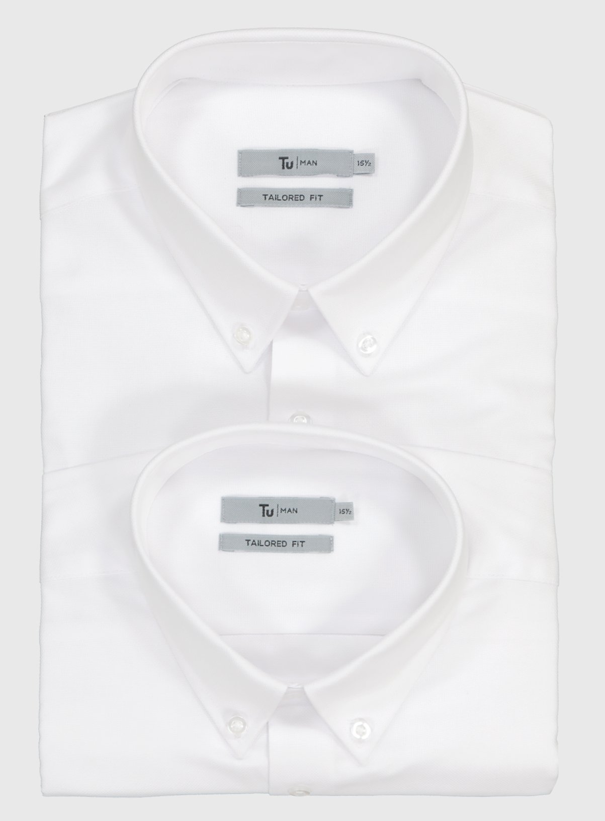 White Button-Down Collar Easy Iron Shirts 2 Pack Review