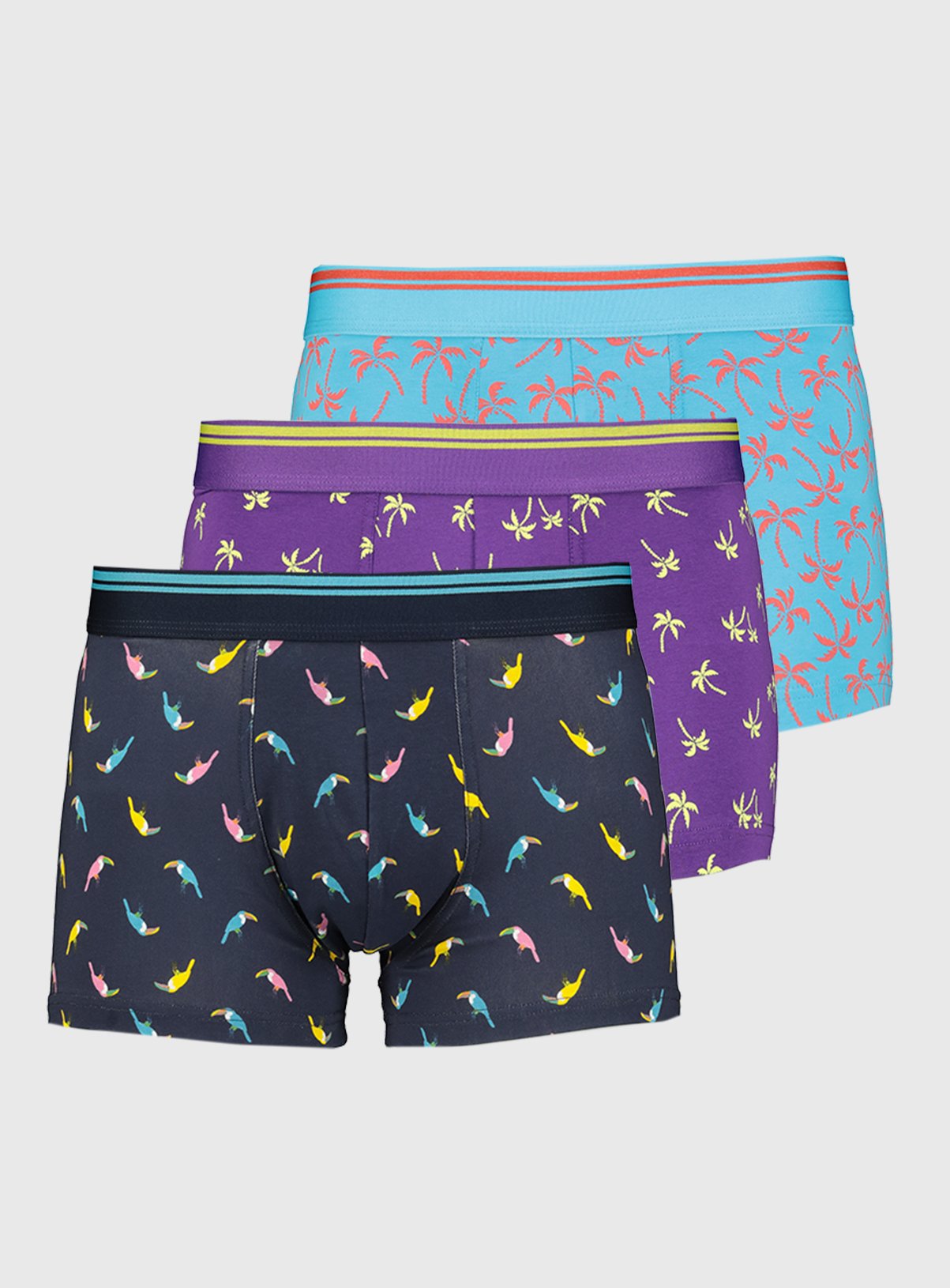 Multicoloured Tropical Print Hipsters 3 Pack Review