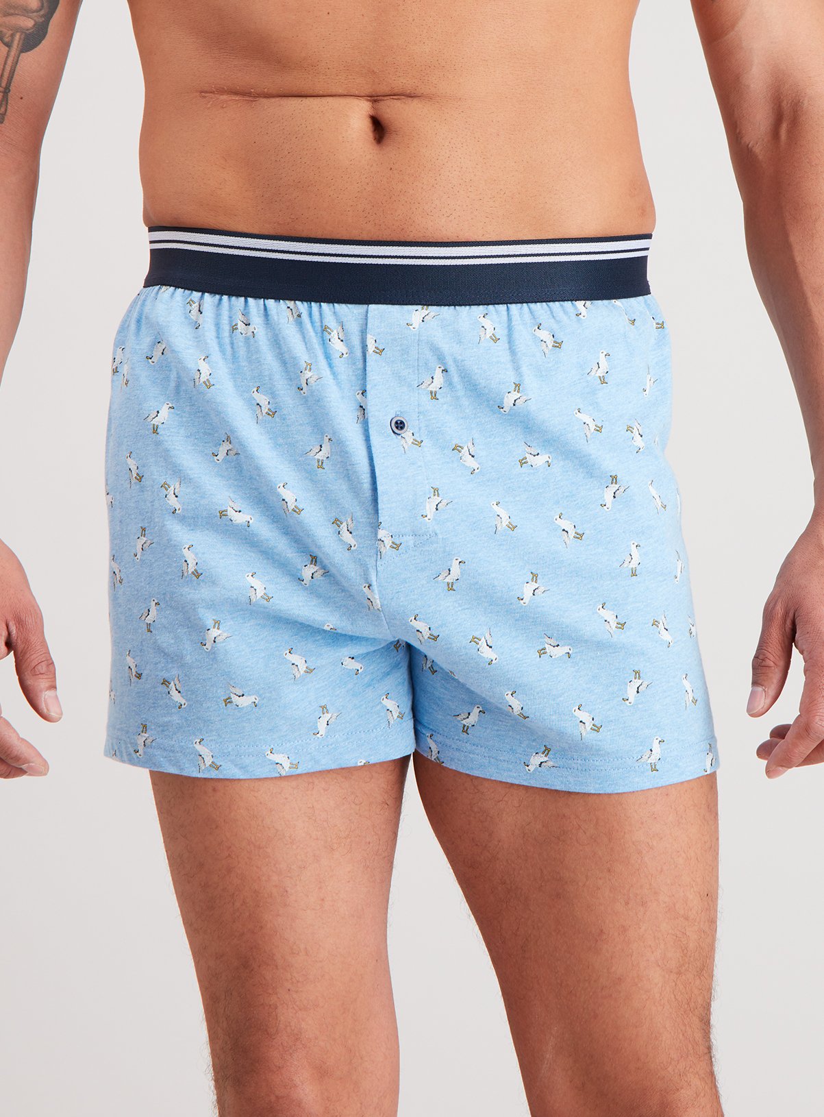 Blue Pure Cotton Jersey Boxers 3 Pack Reviews Updated June 2024