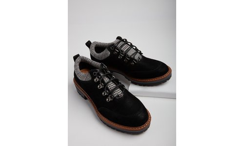 Sole Comfort Black Chunky Ski Hook Shoes - 3