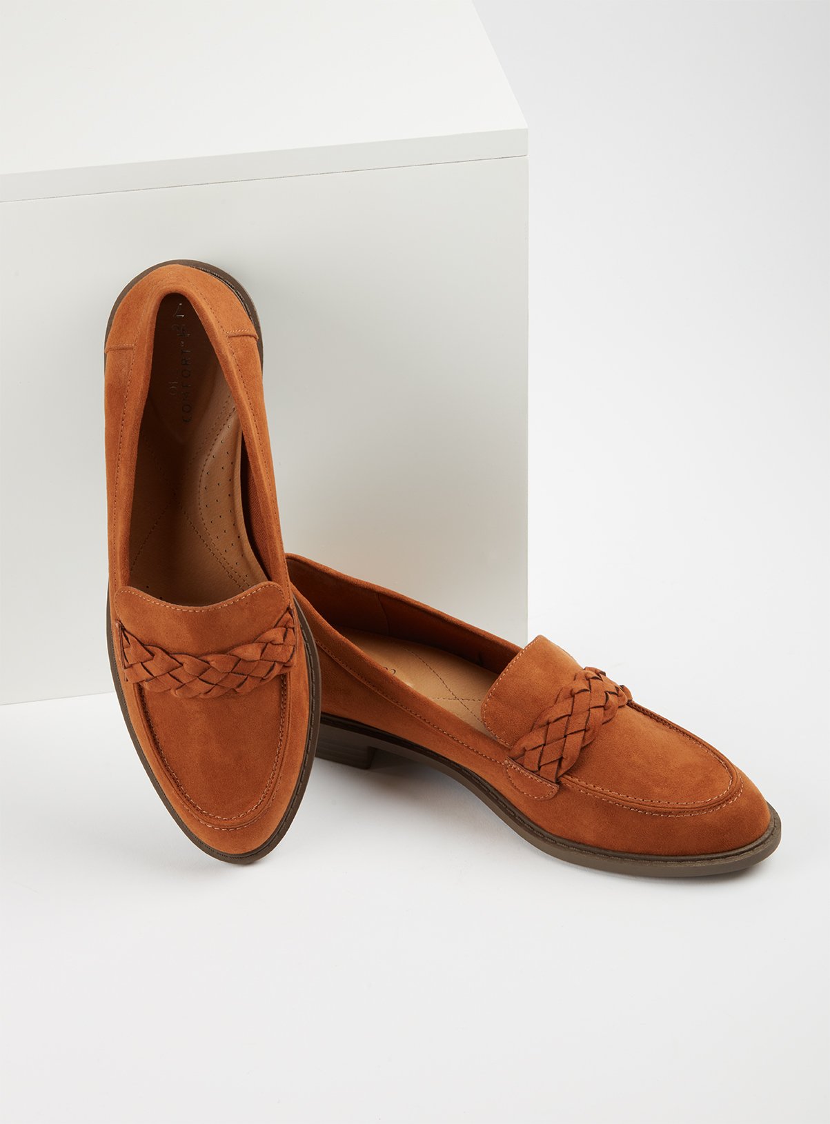 Sole Comfort Tan Plait Loafers Review