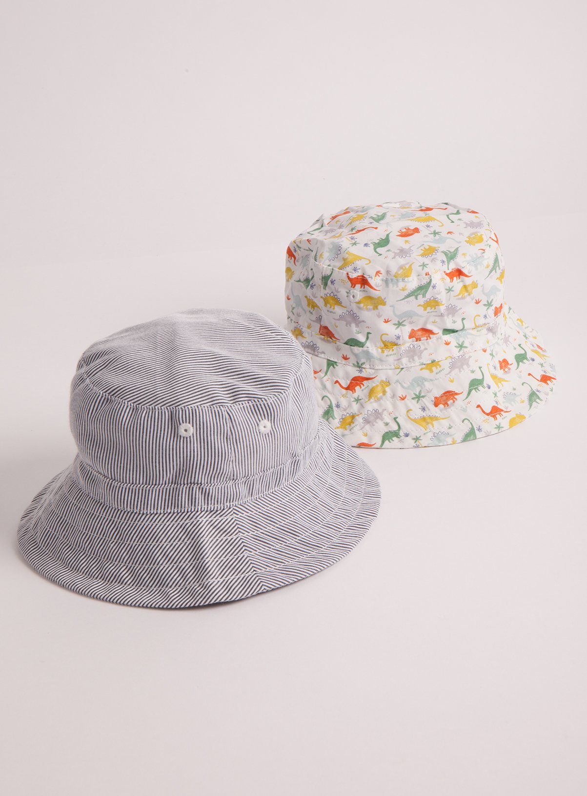 Stripe & Dinosaur Print Sunsafe Bucket Hat 2 Pack Review